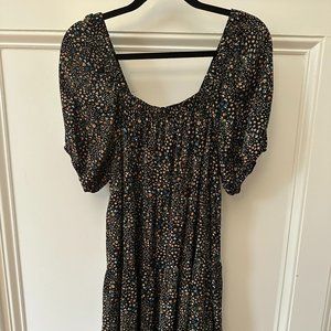 Floral Off the Shoulder Dress